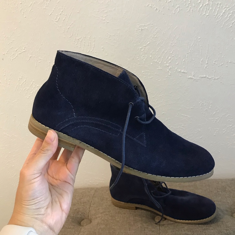 Franco Sarto Suede Ankle Boots